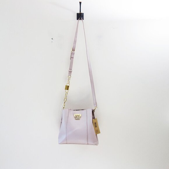 Steve Madden Blush Pink Faux Leather Handbag Crossbody NWT! - Picture 2 of 10
